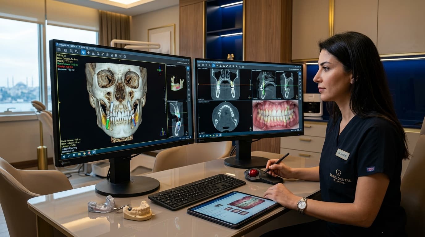 Ataköy Dt. Mahmut Alp Diş Kliniği 3D CBCT Tomografi ve Kişiye Özel Dijital Planlama İstasyonu