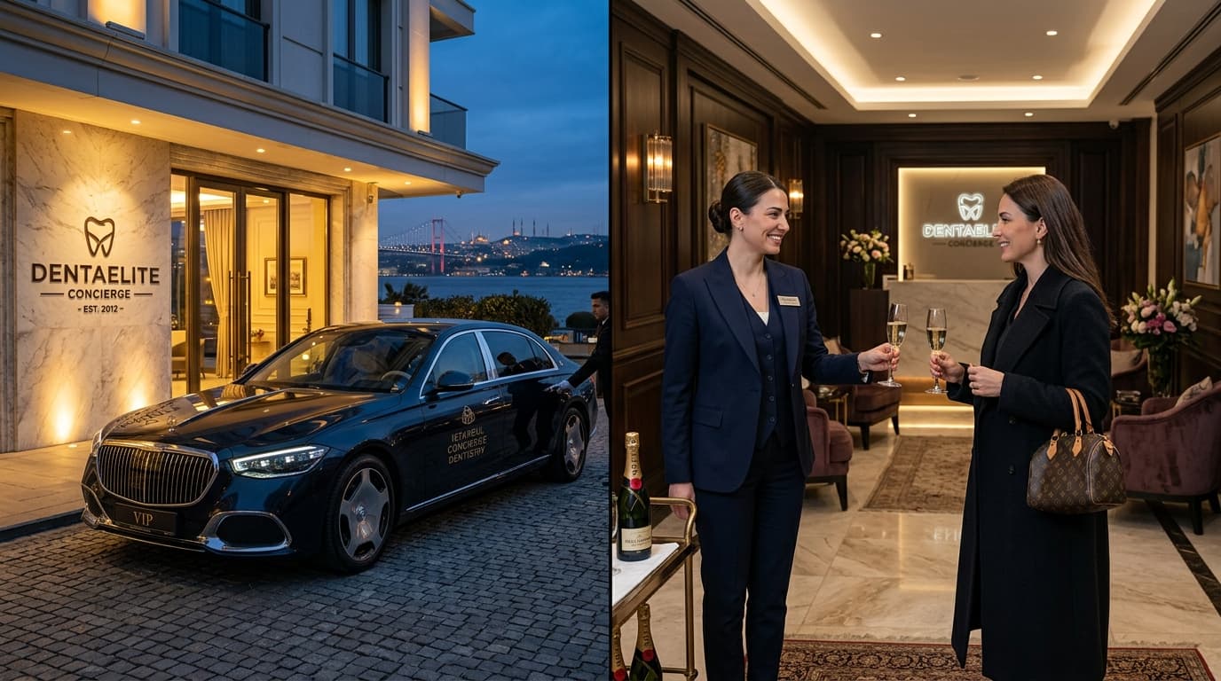 Ataköy 2-5-6. Kısım Bakırköy İstanbul Dt. Mahmut Alp Modern Diş Kliniği Lüks VIP Bekleme Salonu