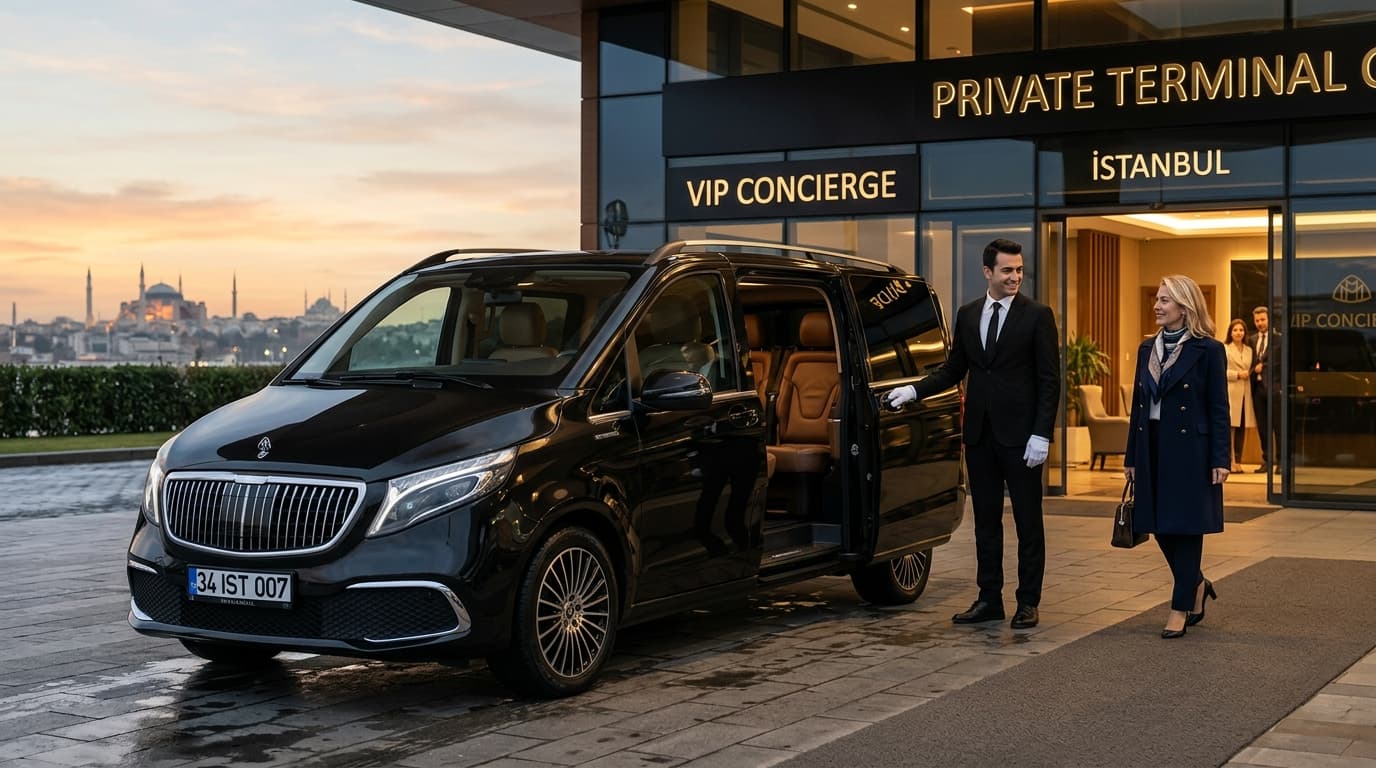 İstanbul Havalimanı Özel VIP Karşılama ve Mercedes-Benz Maybach Tahsisli Sağlık Turizmi Transferi Dt. Mahmut Alp